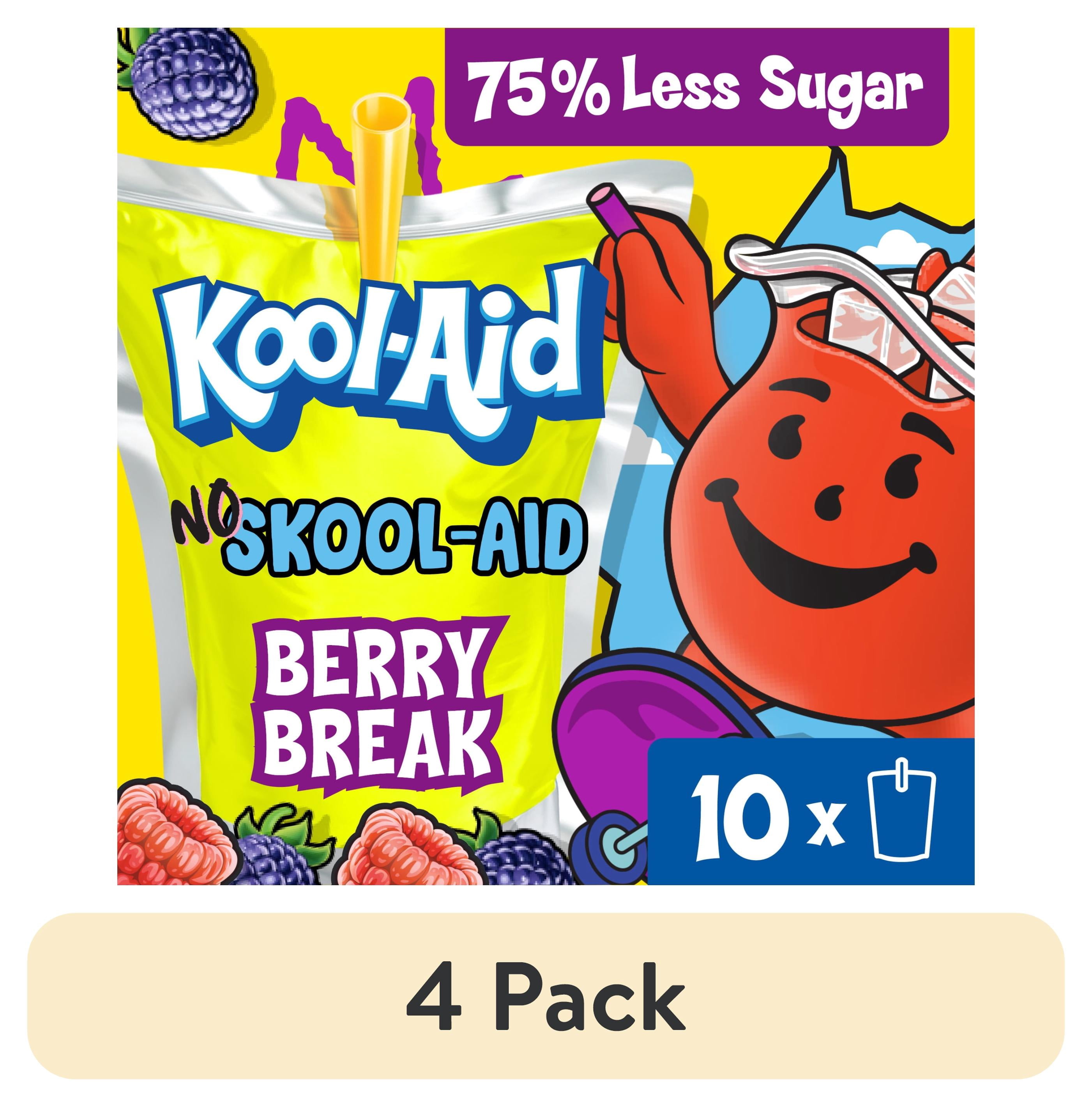 3 pack) Kool-Aid No Skool-Aid Artificially Flavored Drink, 10