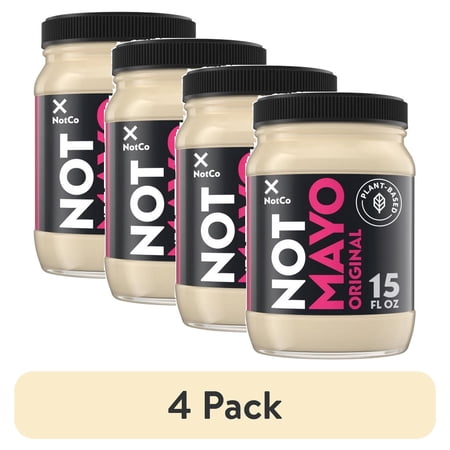 (4 pack) Kraft Heinz NotCo Plant Based Dressing Mayo Original, 15 fo Bottle