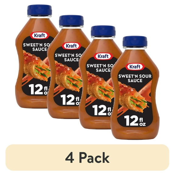 (4 pack) Kraft Sweet 'n Sour Sauce, 12 fl oz Bottle