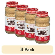 (4 pack) Kretschmer Original Toasted Wheat Germ, 4g Plant Protein per Serving, 12 oz Jar