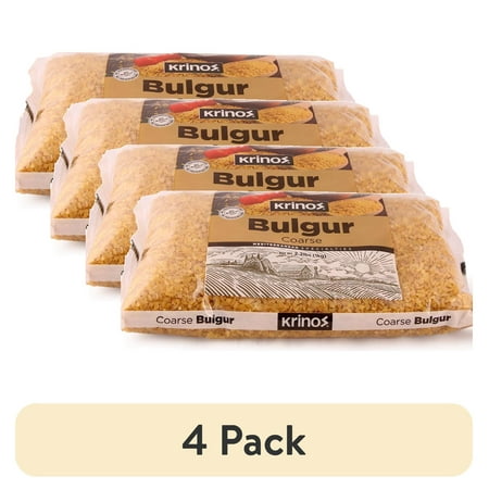 (4 pack) Krinos Coarse Bulgur - 2.2lbs