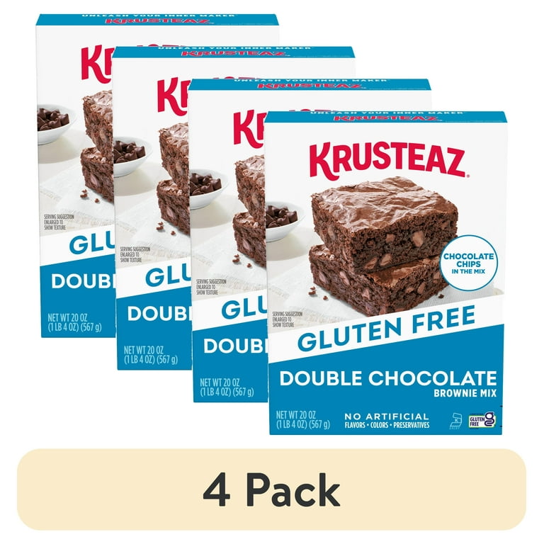 pack) Krusteaz Gluten Free Double Chocolate Brownie Mix