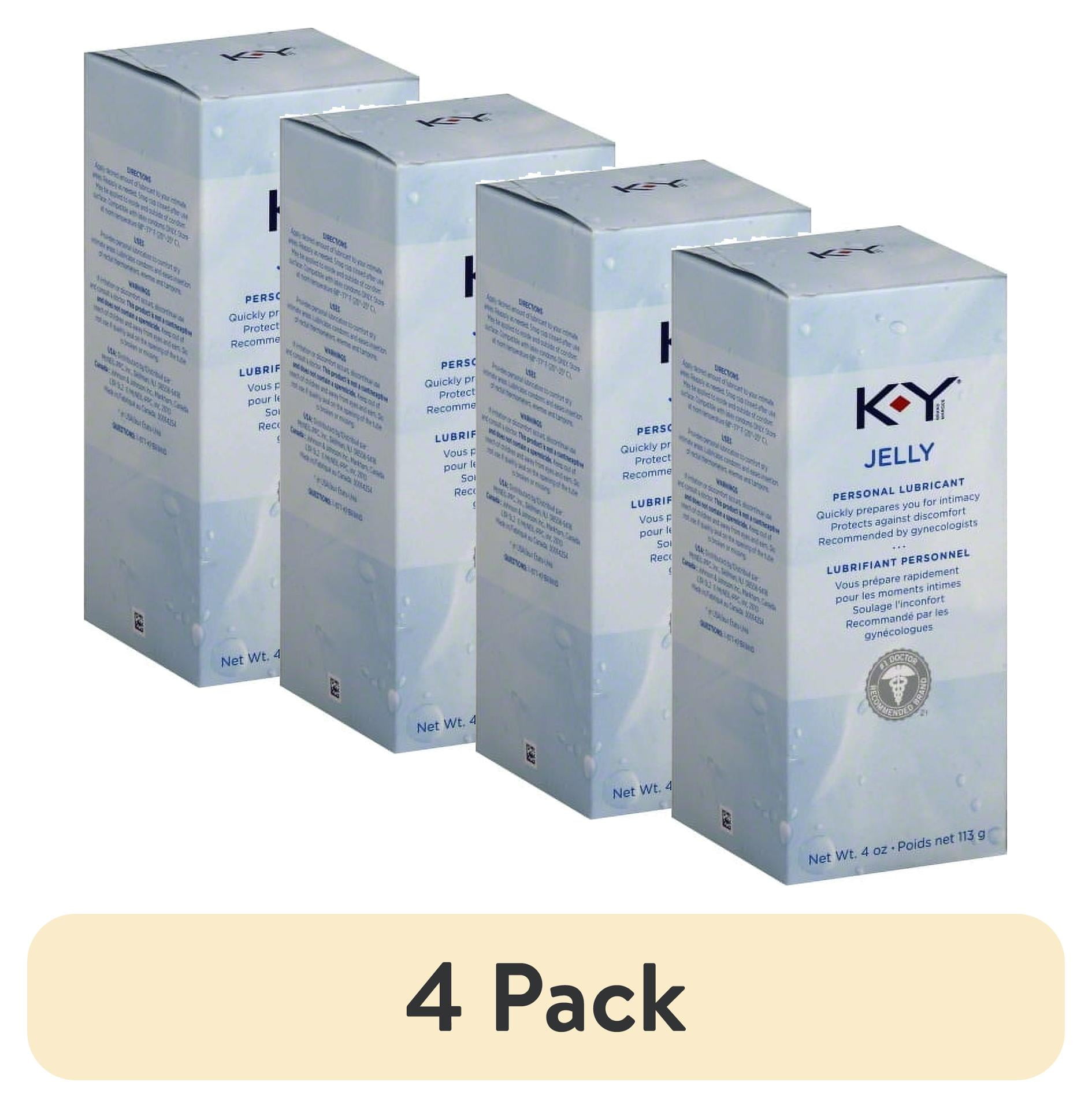 5 pack) Ky Personal Water Based Lubricant Jelly 4 Oz