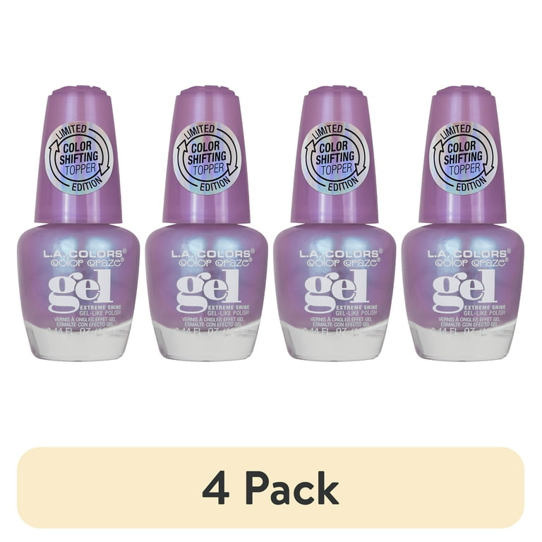 4 pack) L.A. COLORS Color Shifting Nail Polish, Celestial, 0.44 fl