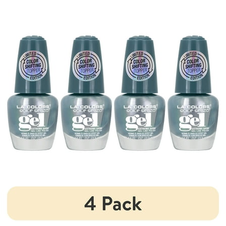(4 pack) L.A. COLORS Color Shifting Nail Polish, Comet, 0.44 fl oz