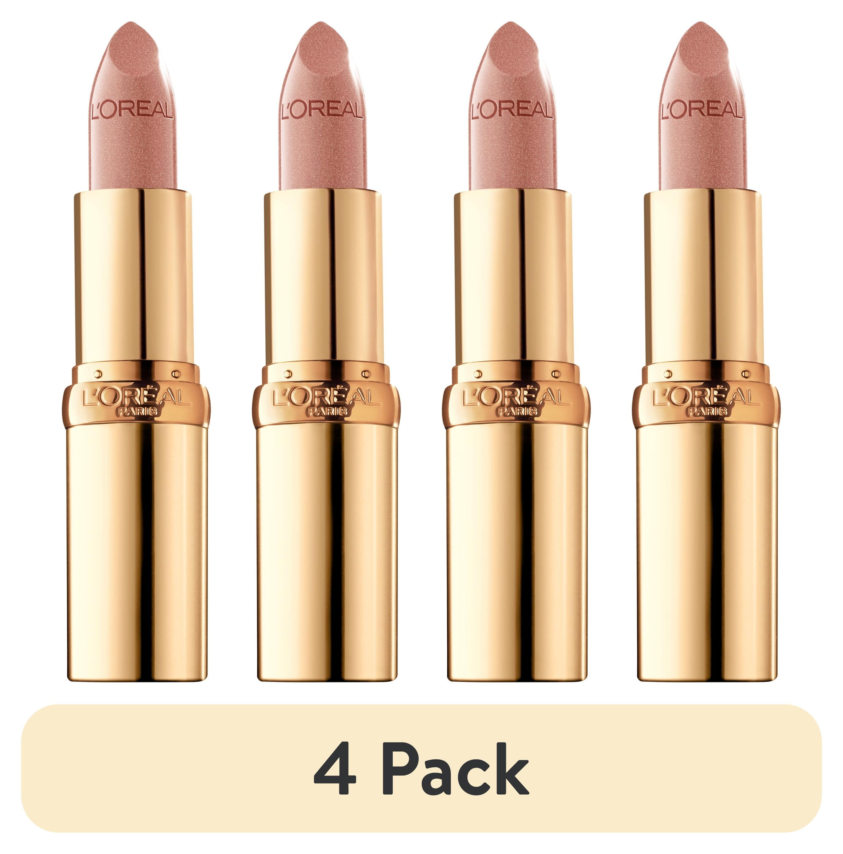 (4 pack) L'Oreal Paris Colour Riche Original Satin Lipstick for Moisturized Lips, 799 Caramel Latte