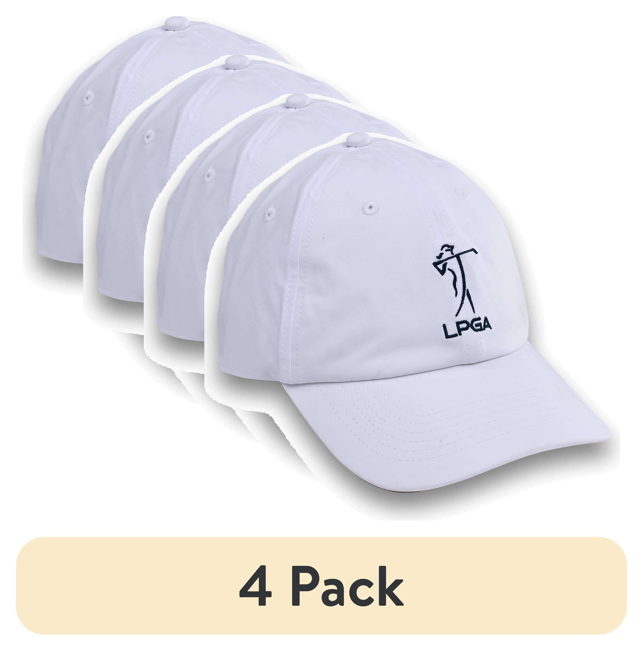 (4 pack) LPGA Women's Tour Golf Hat in White