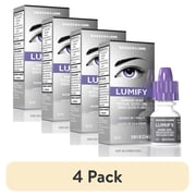 4 pack LUMIFY Eye Drops for Redness Relief and Whiter and Brighter Looking Eyes, .08 fl oz 2.5 ml