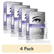 4 pack LUMIFY Preservative Free Redness Reliever Eye Drops, For Whiter and Brighter Looking Eyes, 20 Single Use Vials