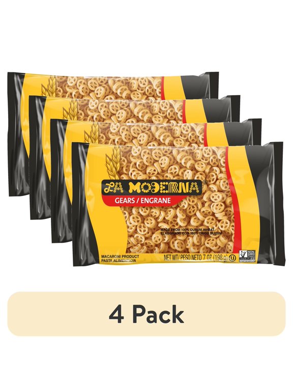(4 pack) La Moderna Gear Pasta, 7 oz