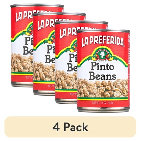 (4 pack) La Preferida Pinto Beans, 15 oz, Can