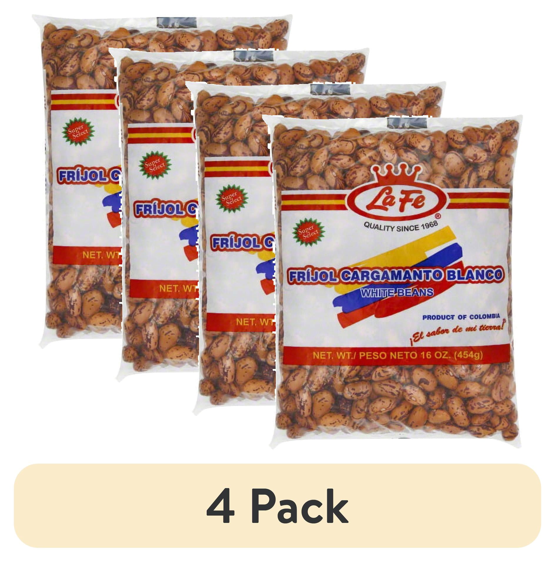 (4 pack) Lafe Frijol Cargamanto Blanco Gluten-Free White Kidney Beans 16 oz