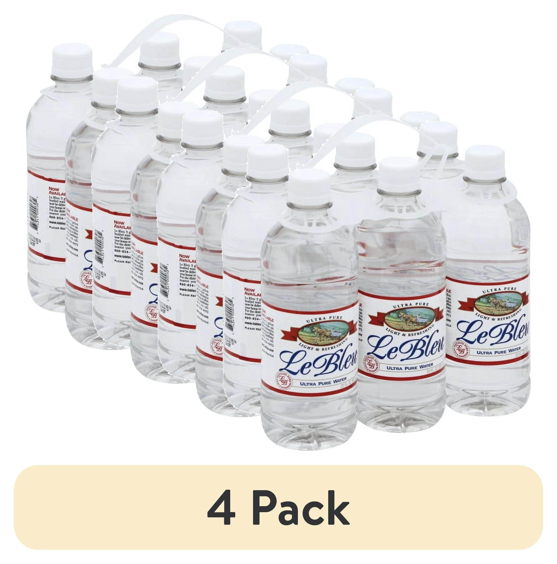 (4 pack) Le Bleu Ultra Pure Water, 20 Fl. Oz., 6 Count