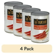 (4 pack) Le Sueur Whole Tender Baby Carrots, Shelf-Stable, 15 oz Can