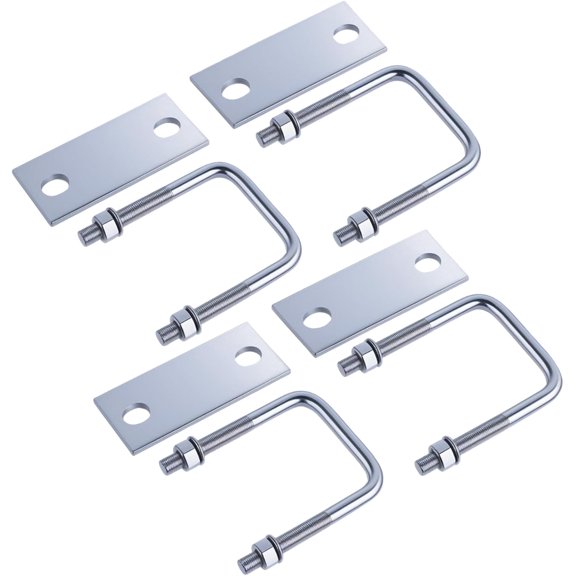 4 pack Leaf Spring Clamp Kit with 3" Leaf Spring Clamps for Truck,Locks Leaf Springs Together For Stabilizing