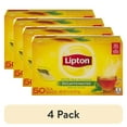 thumbnail image 1 of (4 pack) Lipton Unsweetened Decaffeinated Black Tea Bags, Individual Cup Size, 50 Count, 1 of 15