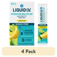 thumbnail image 1 of (4 pack) Liquid I.V.® Lemon Lime Hydration Multiplier® Sugar-Free Electrolyte Powder Drink Mix, 6 Count Packets, 1 of 10