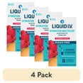 thumbnail image 1 of (4 pack) Liquid I.V.® Hydration Multiplier® Raspberry Melon Sugar-Free Electrolyte Powder Drink Mix, 6 Count Packets, 1 of 11