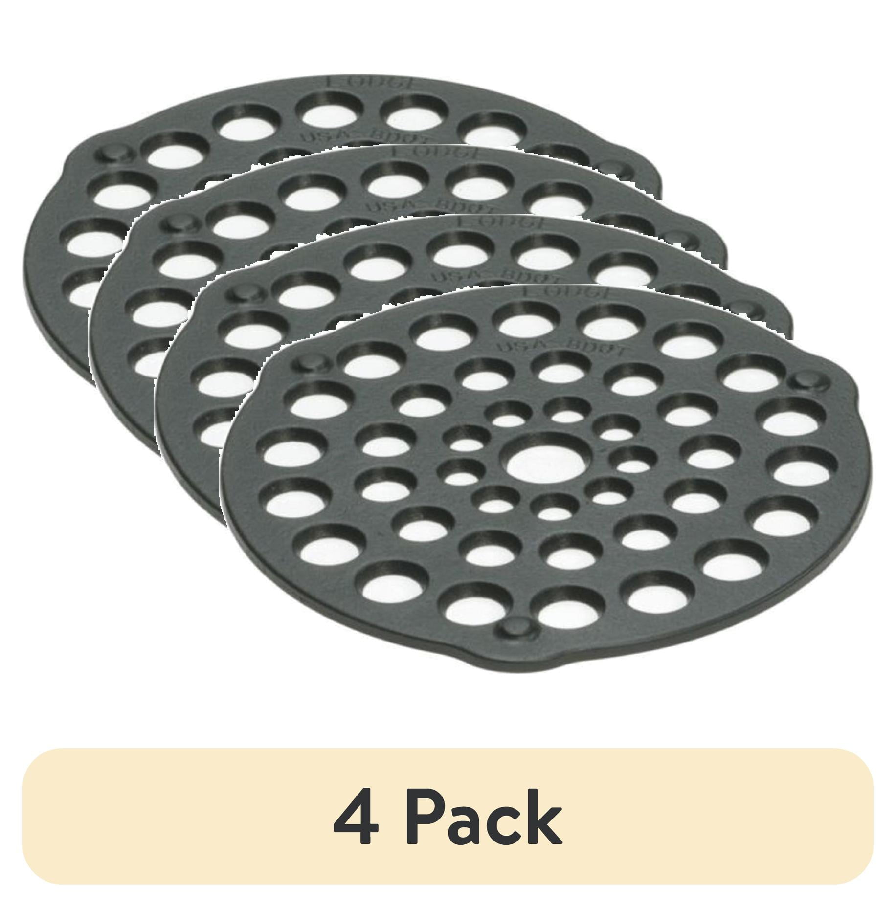 (4 pack) Lodge Cast Iron 8 quot Meat Rack/Trivet Pre Seasoned L8DOT3 8 12 (4 pack) Lodge Cast Iron 8 quot Meat Rack/Trivet Pre Seasoned L8DOT3 8 12