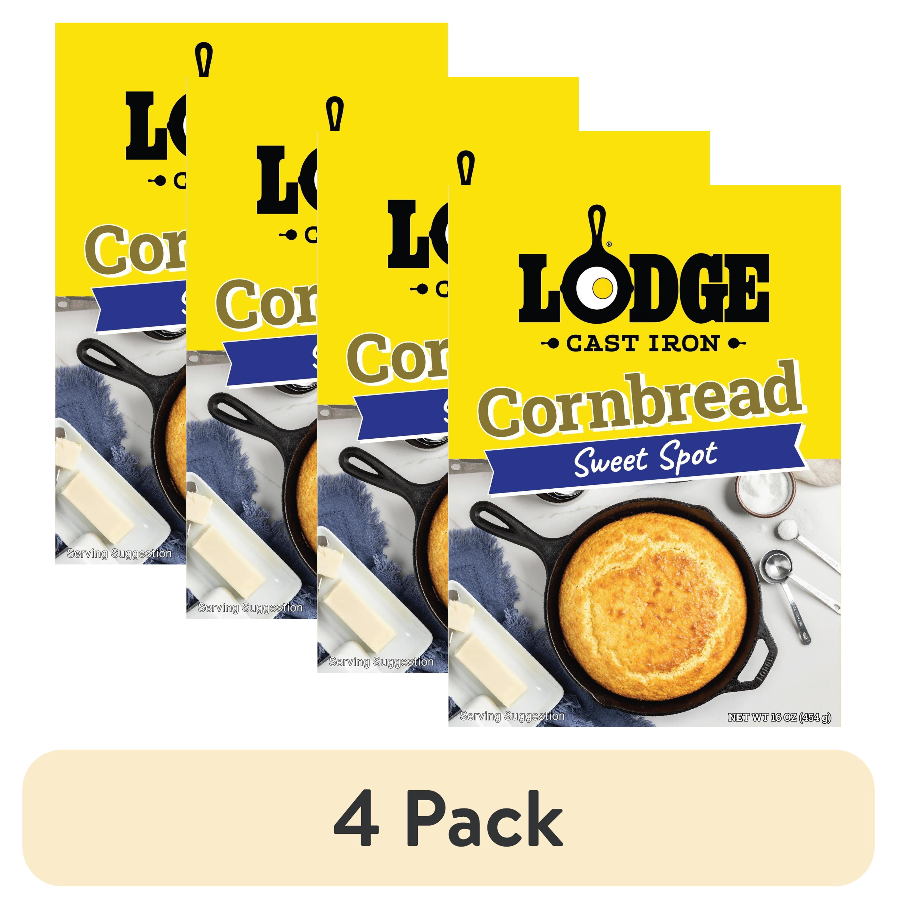 (4 pack) Lodge Sweet Spot Cornbread Mix, 16 oz Box – Sweet Southern Cornbread