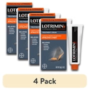 4 pack Lotrimin  AF Athletes Foot Antifungal Cream, 30G Tube