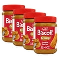 thumbnail image 1 of (4 pack) Lotus Biscoff Creamy Cookie Butter, Nut-Free Spread, 25.4oz, Value Size, 1 of 15