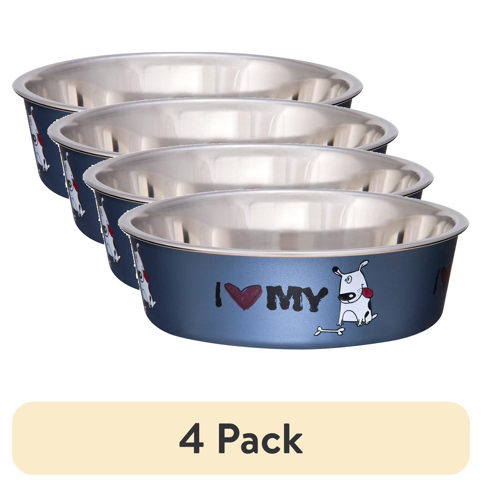 (4 pack) Loving Pets Bella Bowls Small, 1.0 CT