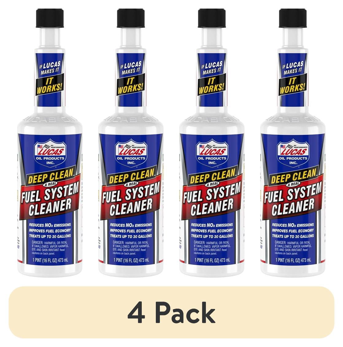 6 pack) Lucas Oil 10512 Deep Clean Fuel System Cleaner Performance