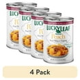 thumbnail image 1 of (4 pack) Lucky Leaf Premium Peach Fruit Filling & Topping, 21 oz, 1 of 13