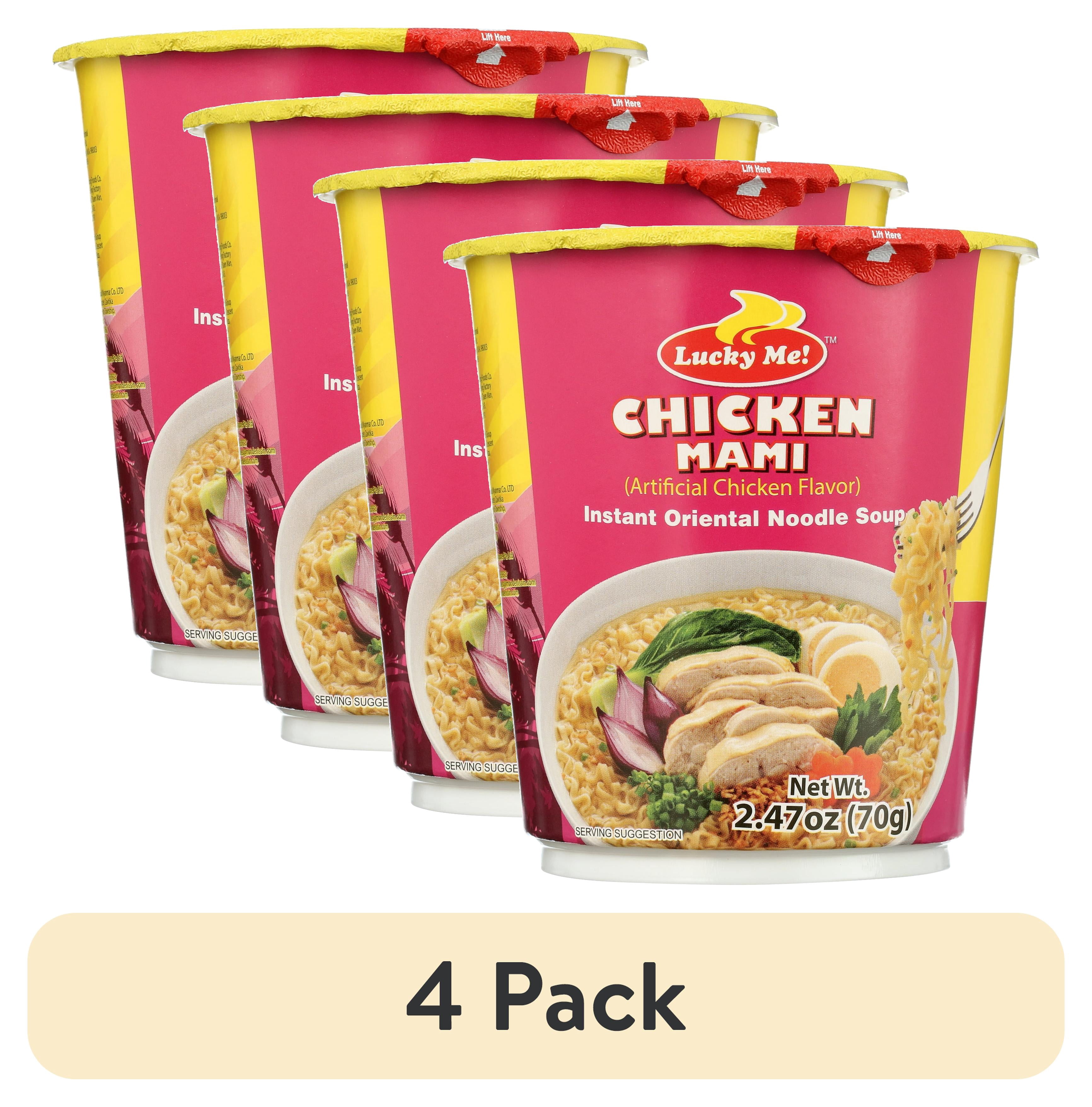 (4 pack) Lucky Me Pinoy Chicken Flavor Instant Noodles, 65 Gram