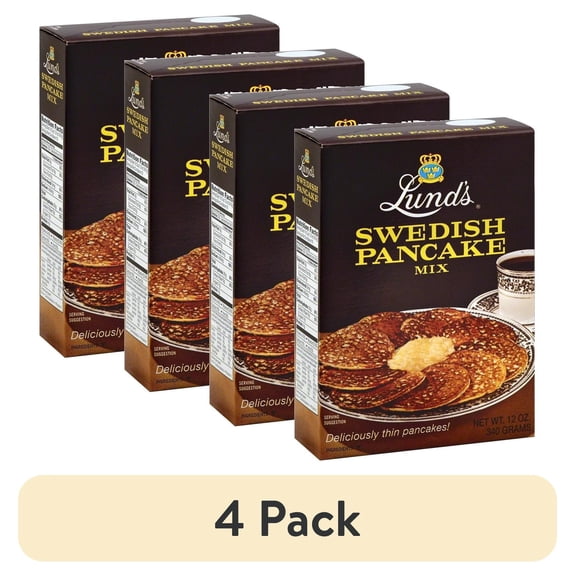 (4 pack) Lund's Swedish Pancake Mix