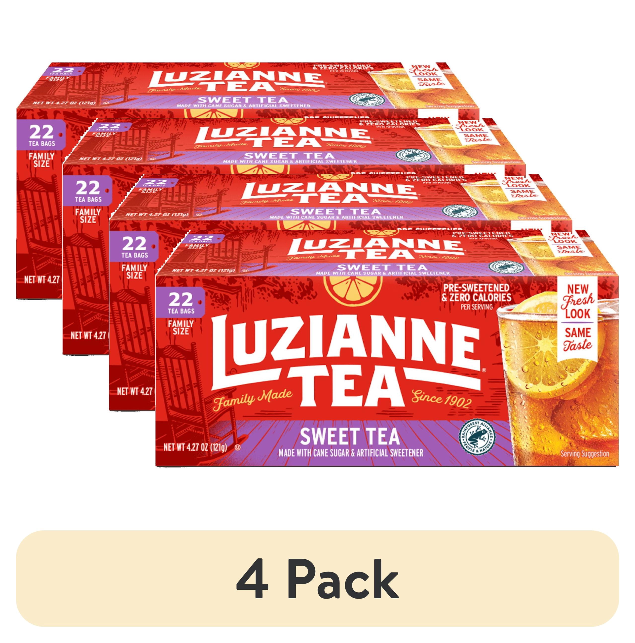 (4 pack) Luzianne Iced Sweet Tea Bags, 22 Count