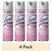 4 pack Lysol Disinfectant Spray, Sanitizing and Antibacterial Bathroom Spray, Deodorizer, Early Morning Breeze, 19 oz Pack of 2