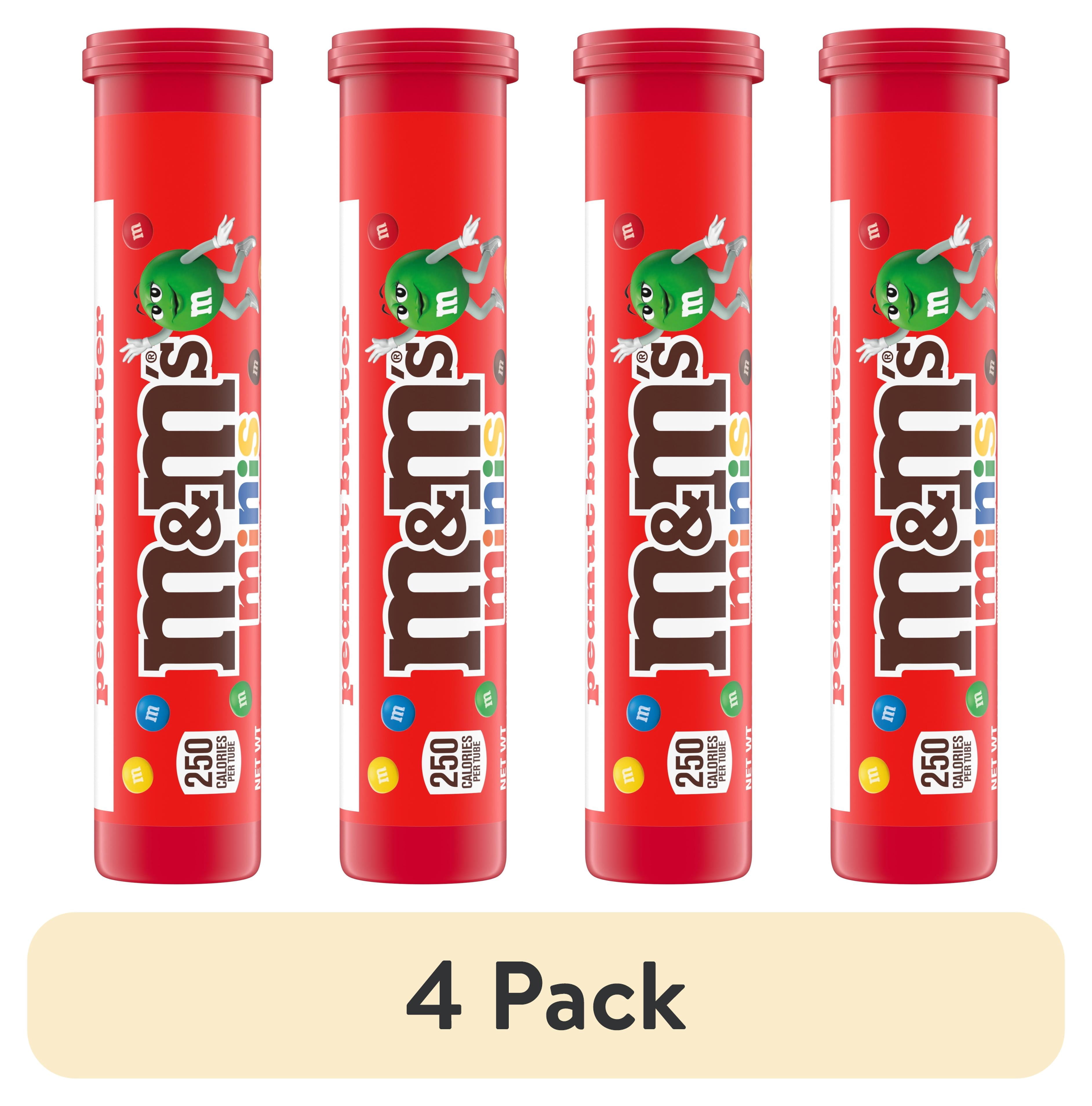 4 pack) M&M's Minis Peanut Butter Milk Chocolate Candy - 1.74 oz