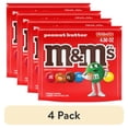 thumbnail image 1 of (4 pack) M&M's Peanut Butter Milk Chocolate Candy, Grab N Go - 4.5 oz Bag, 1 of 12