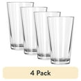 thumbnail interactive-video image 1 of (4 pack) Mainstays 16 oz Clear Pint Glass, 1 of 6