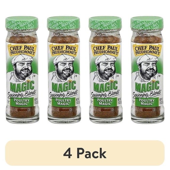 (4 pack) Magic Seasoning Blends Chef Paul Prudhommes Poultry Magic, 2 oz