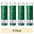 thumbnail image 1 of (4 pack) MagicLight Religious Candles 9.6 oz - Glass Jar, Unscented, Two Cross Green, 1 of 6