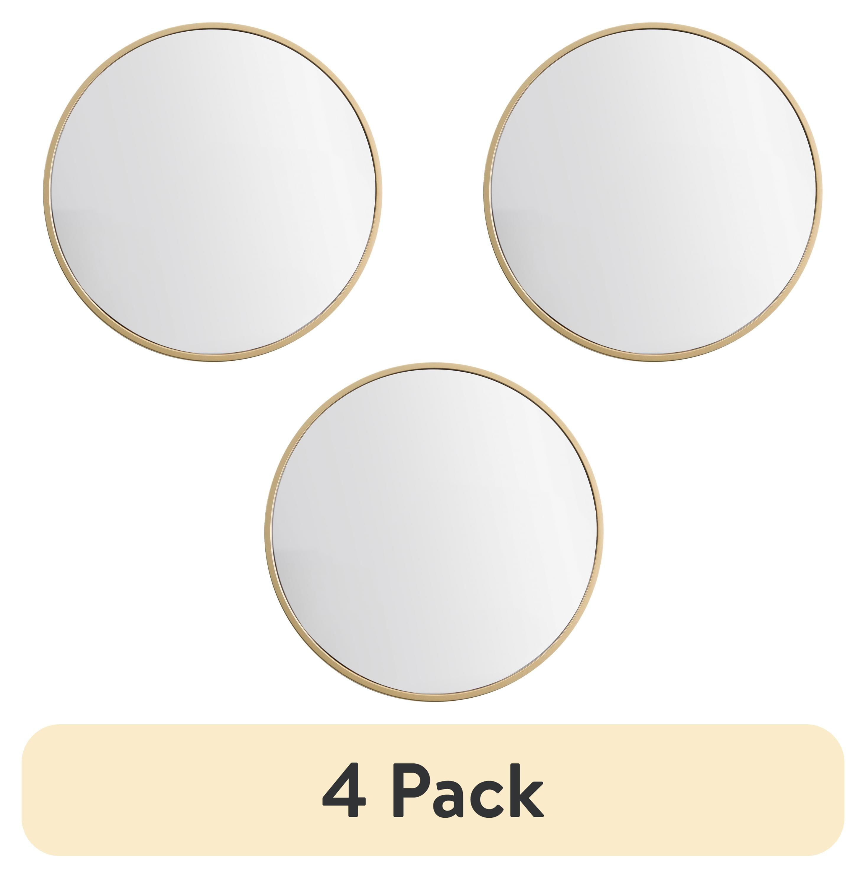 (4 pack) Mainstays Gold Round Small D...