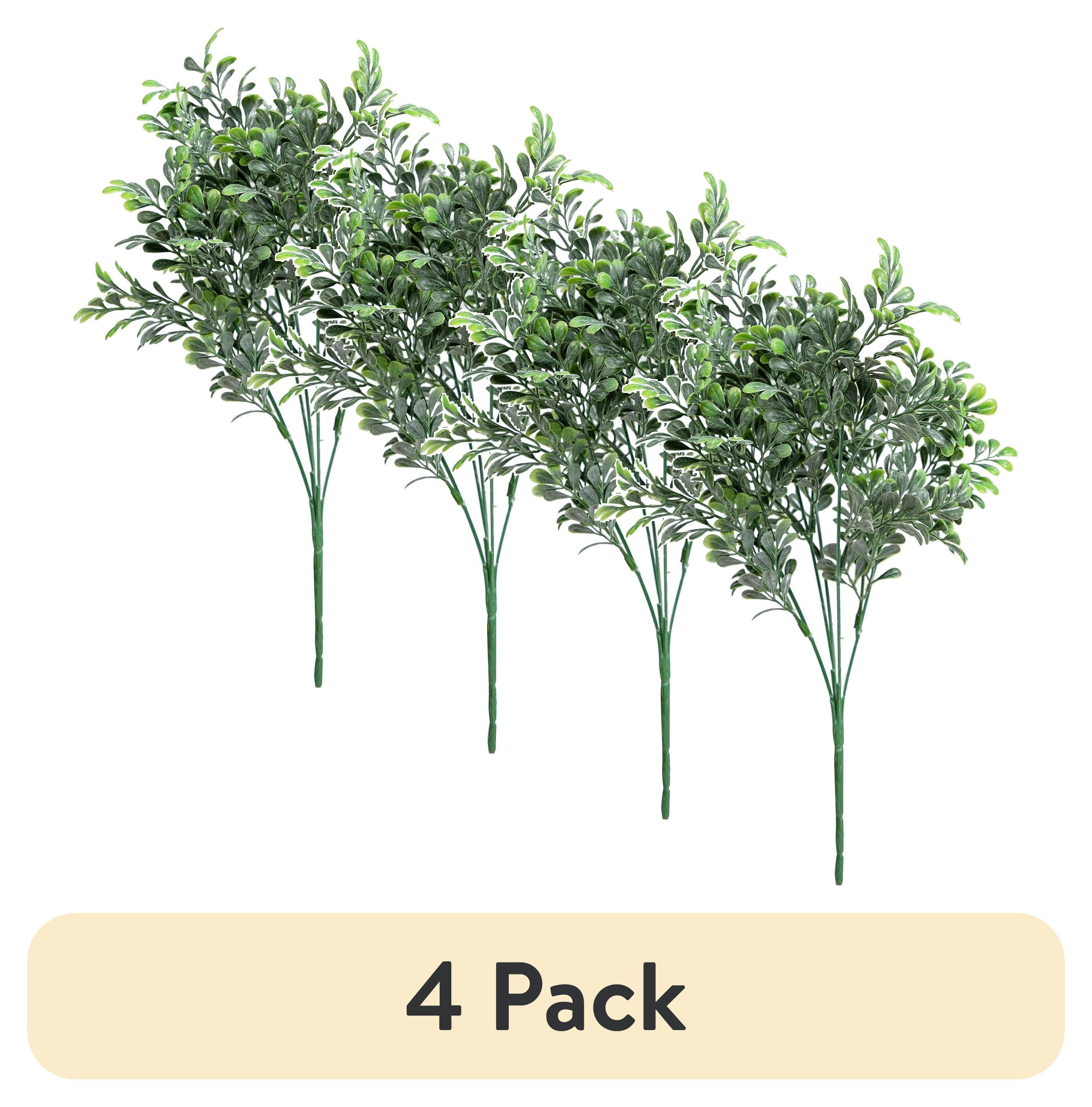(4 pack) Mainstays 14.2" Artificial Boxwood Leaf Pick