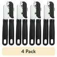 thumbnail image 1 of (4 pack) Mainstays 2 Ply Manual Can Opener with Integrated Bottle Opener, Black, 1 of 8
