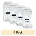 thumbnail interactive-video image 1 of (4 pack) Mainstays 4-Quart Clear Plastic Canister with White Twist-Top Lid (1 Each) 5.83" x 5.16" x 10.20", Well Suited to Pantry Organization and Food Storage, 1 of 9