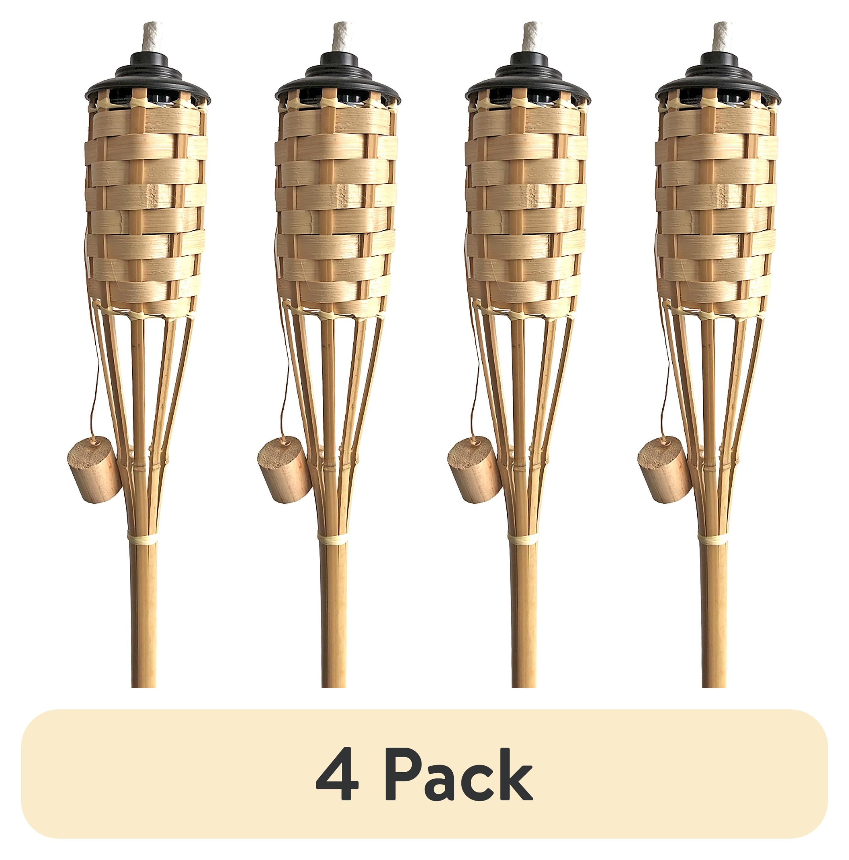 Mainstays Bamboo Lawn & Garden Torch - 57 Inch | Made From Real