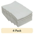 thumbnail image 1 of (4 pack) Mainstays 6-Piece Bar Mop Kitchen Towel Set, White, 1 of 5