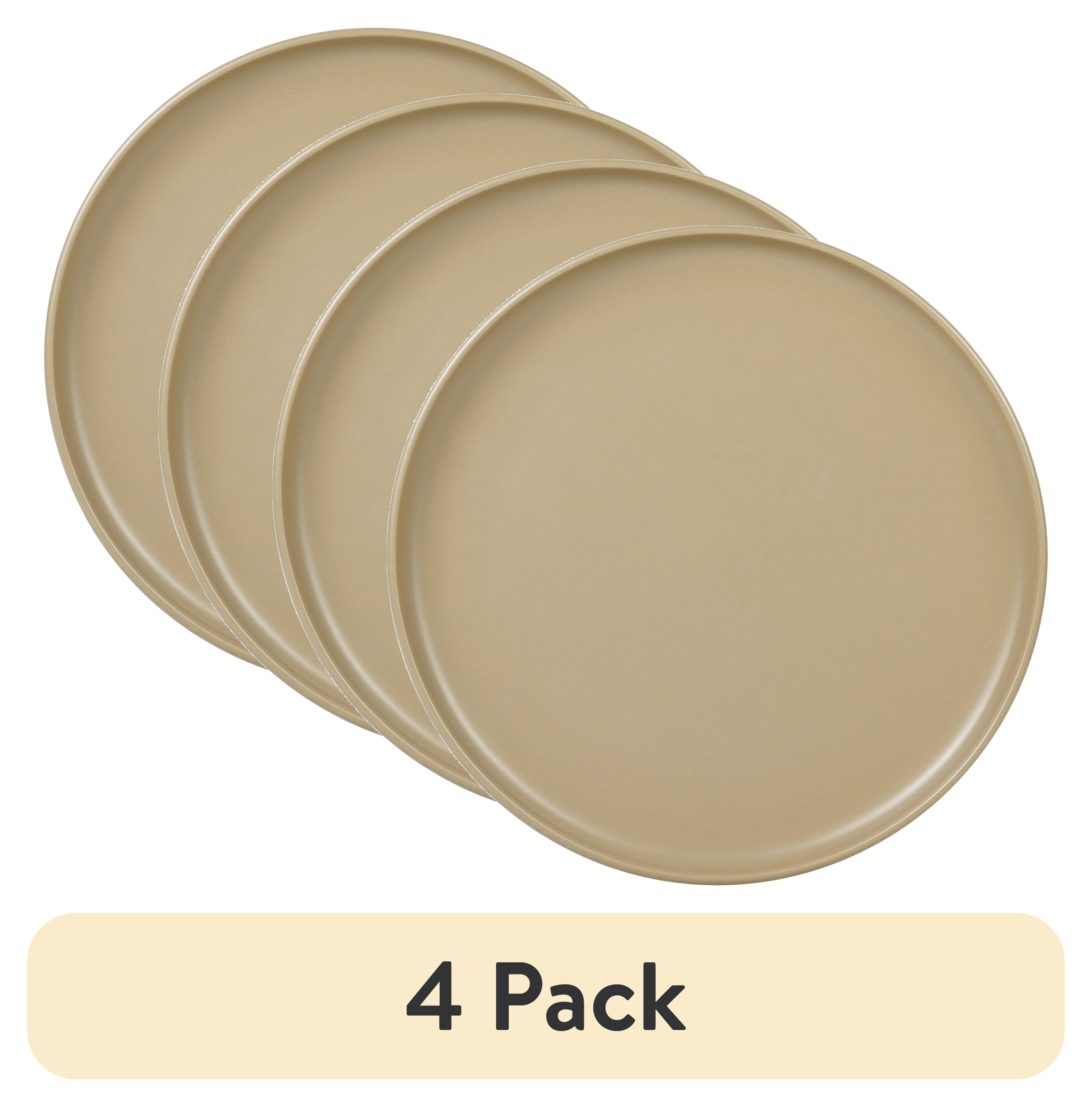 (4 pack) Mainstays Alessandra Brown Stoneware Dinner Plate