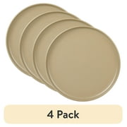 (4 pack) Mainstays Alessandra Brown Stoneware Dinner Plate