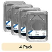 (4 pack) Mainstays Aluminum Cake Pans,13" x 9", 2 Count