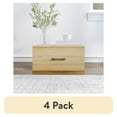 thumbnail image 1 of (4 pack) Mainstays Ardent One Drawer Modular Storage System, Euro Oak, 1 of 20