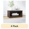 thumbnail interactive-video image 1 of (4 pack) Mainstays Ardent Open Shelf Modular Storage System, Walnut, 1 of 19