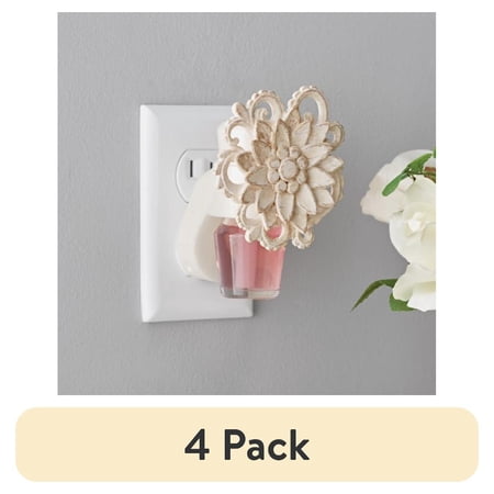 (4 pack) Mainstays Aroma Accents Fragrance Plug, Boho Flower